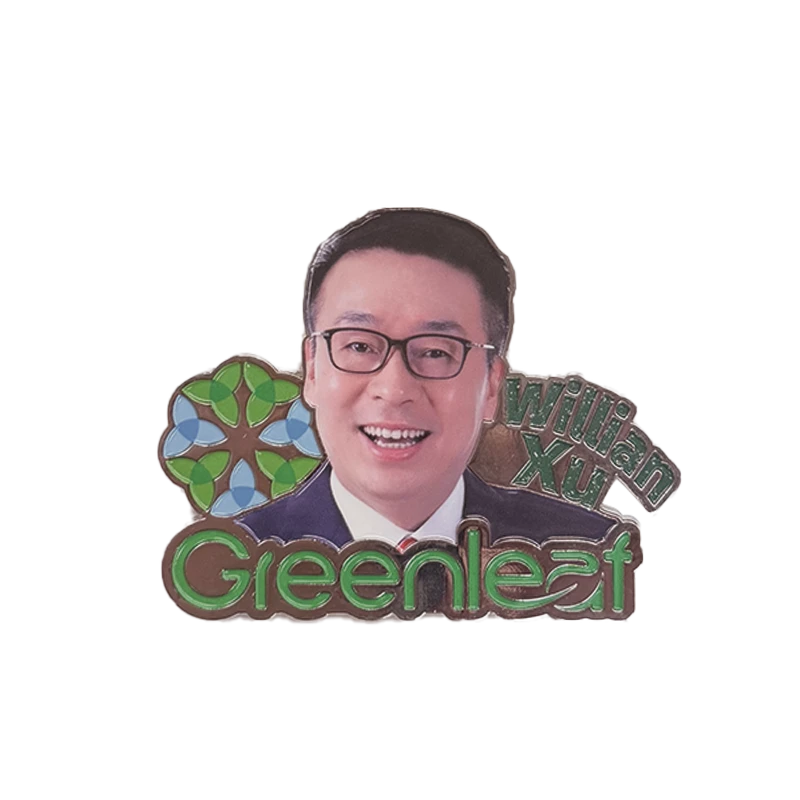 Магнит на холодильник «Председатель Greenleaf» в подарочной коробке / синий костюм / 8 см.
