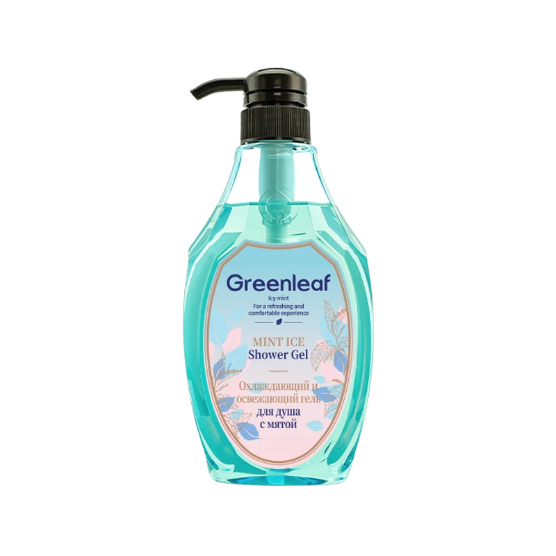 Green Leaf Освежающий гель для душа "Ледяная мята" 580мл