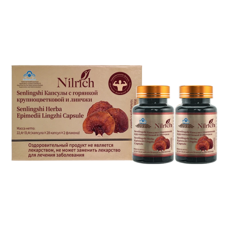 Эпимедиум марки Nilrich Fujioka и капсулы Ganoderma/22,4 г
